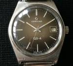 Certina DS-4 automatic turtle back stål separat datum mörkgrå urtavla, 70-tal, 1450 kr 2020-02-19