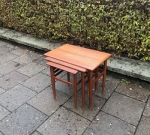 Danskt teak satsbord, 60-tal, SÅLDA 2024-12-23