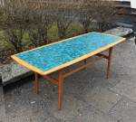 Mosaic coffee table teak, Sweden 60's, SOLD 2024-03-18