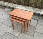 Nest of tables teak, Denmark, 60's, SOLD 2020-02-25