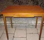 Small Dansih desk with drawer, 60-s, teak, SOLD 2015-07-31