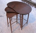 Danish 50's kidney shaped nest of tables