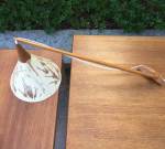 Luxus 707 vägglampa teak, Uno Kristiansson, SÅLD 2024-05-26