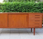 Trento sideboard i teak, design Nils Jonsson för Troeds