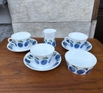 Prunus Stig Lindberg Gustavsberg kaffekoppar, SÅLDA 2025-04-05