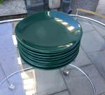 5 Colorado green plates Stig Lindberg Gustavsberg Sweden, 75 SEK/item 2023-12-04