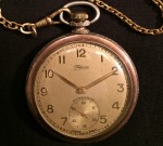 Tidana pocket watch gold doublé with chain, SOLD 2019-12-19