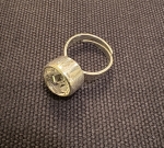Bengt Hallberg silver & bergkristall ring SÅLD 2025-03-12