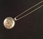 Kalevala Finland silver hänge solhjul med kedja, 375 kr 2025-04-11