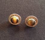 Earrings silver & tiger's eye, ca 70's 425 SEK  2023-10-03