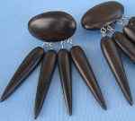 Clips, rosewood, Danish 50's