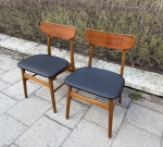 1 Schionning-Elgaard teak stol Danmark, 50-tal, 2250 kr 2024-03-21