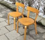 Alvar Aalto 69 för Artek Finland, ett par stolar 50-tal, 3900 kr/paret 2024-04-10