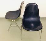 Eames DSS för NK, 2 st blå, 50-60-tal, SÅLDA 2020-01-26