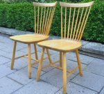 Lilla Åland Carl Malmsten Sweden, 2 chairs, SOLD 2017-06-15