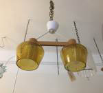 Carl Fagerlund Orrefors kristall & ljus ek taklampa, ca 50-tal, 1350 kr 2024-05-28